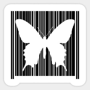 Butterfly  barcode Sticker